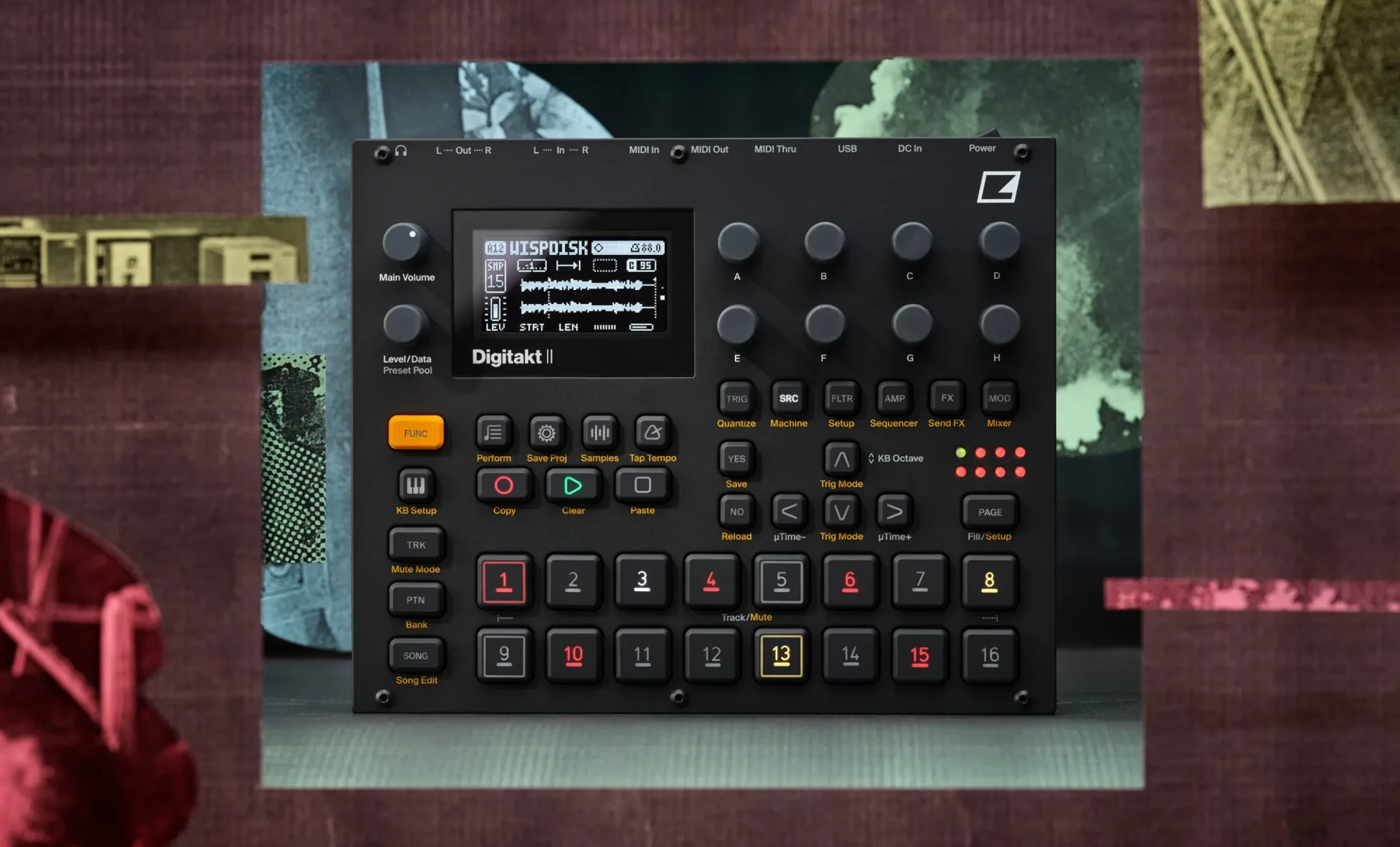 Elektron Digitakt II sampler and drum machine